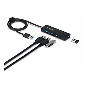 StarTech.com 4-Port Usb-A Hub 5Gbps Bus Powered - Cable - Digital