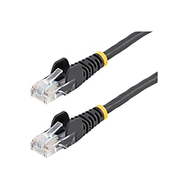 StarTech.com 45PAT5MBK - 5 m - Cat5e - U/UTP (UTP) - RJ-45 - RJ-45 - Noir