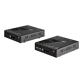StarTech.com 4K HDMI Extender - KVM - 4K 30Hz - Video über CAT6 IP Ethernet mit USB (SV565HDIP) - Erweiterung für Video/Audio - HDMI