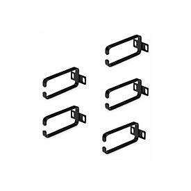 StarTech.com 5-Pack 1U Cable Management D-Ring Hooks - Cable