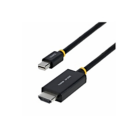 StarTech.com 6ft Mini DisplayPort to HDMI Adapter Cable 4K 60Hz with HBR3/HDCP 2.3/DPCP MDP - Cable - Digital/Display/Video