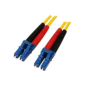 StarTech.com 7m Fiber Optic Cable - Single-Mode Duplex 9/125 - LSZH - LC/LC - OS1 - LC to LC Fiber Patch Cable (SMFIBLCLC7) - Patch-Kabel - 7 m - Gelb