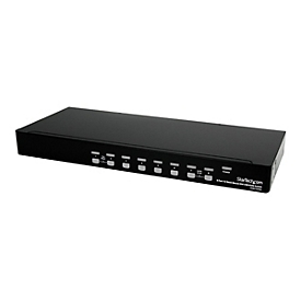 StarTech.com 8 Port 1HE DVI USB KVM Switch - 8-fach DVI-I / USB-B Umschalter zur Rack-Montage - KVM-Switch - 8 Anschlüsse - an Rack montierbar