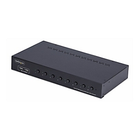 StarTech.com 8-Port DisplayPort KVM Switch w/1U Rack Mount Kit, 4K 60Hz - KVM-Switch - 8 x KVM port(s) - 1 lokaler Benutzer - Desktop - TAA-konform