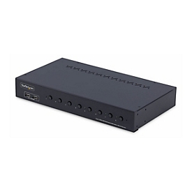 StarTech.com 8-Port HDMI KVM Switch w/1U Rack Mount Kit, 4K 60Hz - KVM-Switch - 8 x KVM port(s) - 1 lokaler Benutzer - Desktop - TAA-konform