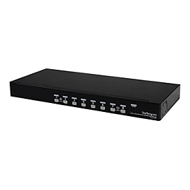 StarTech.com 8-Port USB KVM Swith with OSD - TAA Compliant - 1U Rack Mountable VGA KVM Switch (SV831DUSBU) - KVM-Switch - 8 Anschlüsse