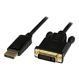 StarTech.com 90cm Aktives DisplayPort auf DVI Kabel - Stecker/Stecker - DP zu DVI Adapter/ Konverter - 1920x1200 / 1080p - Schwarz - DisplayPort-Kabel