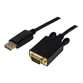 StarTech.com Adaptateur DisplayPort™ vers VGA - Câble Convertisseur Actif Vidéo Display Port Mâle / VGA Mâle 1080p 1920x1200 - Noir 3m - Câble DisplayPort - 3.05 m