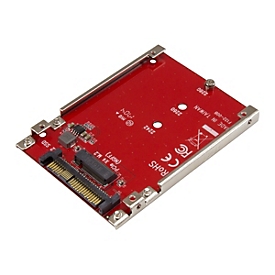 StarTech.com Adaptateur disque dur M.2 vers U.2 pour SSD M.2 PCIe NVMe - SFF-8639 - U.2 - M.2 - Rouge - CE - FCC - TAA - REACH - 5 - 50 °C - -25 - 70 °C
