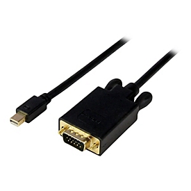 StarTech.com Adaptateur Mini DisplayPort vers VGA - Câble Display Port Mâle VGA Mâle 1920x1200 - Noir 1,8m (MDP2VGAMM6B) - câble d'adaptateur vidéo - Mini DisplayPort pour HD-15 (VGA) - 1.8 m