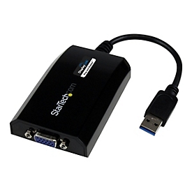 StarTech.com Adaptateur vidéo multi-écrans USB 3.0 vers VGA pour Mac et PC - Carte graphique externe - 1920x1200 / 1080p - adaptateur USB / VGA - USB type A pour HD-15 (VGA) - 25.5 m