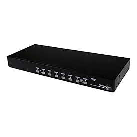 StarTech.com Commutateur KVM PS/2 USB 8 ports 1U empilables sur rack avec OSD - commutateur KVM - 8 ports
