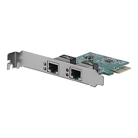 StarTech.com Dual Port Gigabit PCI Express Server Network Adapter Card - 1 Gbps PCIe NIC - Dual Port Server Adapter - 2 Port Ethernet Card (ST1000SPEXD4) - Netzwerkadapter - PCIe - Gigabit Ethernet x 2