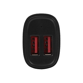 StarTech.com Dual Port USB KFZ Ladegerät - 24W/4.8 - Weiß - 2 Port USB Autoladegerät - Auto-Netzteil - 24 Watt - 4.8 A - 2 Ausgabeanschlussstellen (USB)