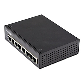 StarTech.com Industrial 8 Port Gigabit PoE Switch - 30W - Power Over Ethernet Switch - GbE PoE+ Unmanaged Switch - Rugged High Power Gigabit Netwerk Switch IP-30/ -40C - 75C (IESC1G80UP) - switch - 8 poorten - onbeheerd