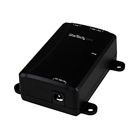 StarTech.com Injecteur Gigabit PoE+ à 1 port - Midspan Power over Ethernet à montage mural - 802.3at et 802.3af - PoE / PSE - Injecteur de puissance - 30 Watt
