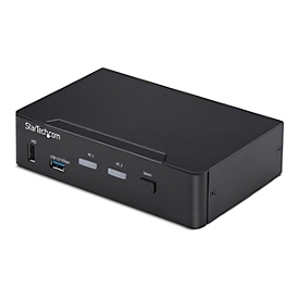 StarTech.com - KVM-/Audio-/USB-Switch - 2 x KVM/Audio/USB - 1 lokaler Benutzer - Desktop - TAA-konform