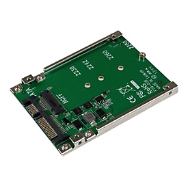 StarTech.com M.2 SSD auf 2.5 Zoll SATA Adapter / Konverter - NGFF auf SATAIII Adapter Karte - Speicher-Controller - SATA 6Gb/s - SATA 6Gb/s