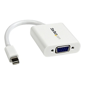 StarTech.com Mini DisplayPort to VGA Adapter - White - 1080p - Thunderbolt to VGA Monitor Adapter - Mini DP to VGA Converter (MDP2VGAW) - Videokonverter - weiß