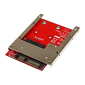 StarTech.com mSATA SSD auf 2,5 Zoll SATA Adapter / Konverter - mSATA auf 22-Pin SATA 6,4cm HDD Adapter - Speicher-Controller - SATA 6Gb/s - SATA 6Gb/s