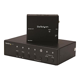 StarTech.com Multi-Input HDBaseT extender met geïntegreerde switch - DisplayPort, VGA en HDMI over CAT5 of CAT6 - tot 4K - video/audio-uitbreider - HDMI