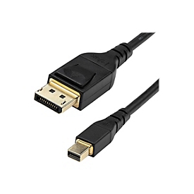 StarTech.com StarTech 6ft (2m) VESA Certified Mini DisplayPort to DisplayPort 1.4 Cable, 8K 60Hz HBR3 HDR, Super UHD mDP to DP 1.4 Cord, Slim (34 AWG)