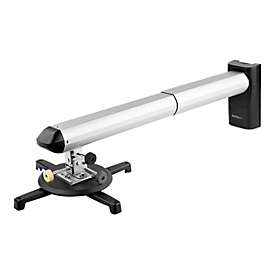 StarTech.com Support mural pour vidéoprojecteur - Universel - Extension jusqu'à 57,7 cm - Mur - 15 kg - Noir - Argent - Aluminium - Plastique - Acier - 360° - -25 - 25°
