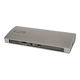 StarTech.com Thunderbolt 4 Dock, 96W Power Delivery, Single 8K/Dual Monitor 4K 60Hz, 3xTB4/USB4 ports, 4xUSB-A, SD, GbE, Thunderbolt 4 Docking Station for Windows or TB3 MacBook, 0.8m - Dockingstation - Thunderbolt 4 - 3 x Thunderbolt - 1GbE
