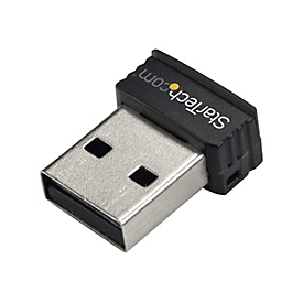 StarTech.com USB 150Mbps Mini Wireless N Network Adapter - 802.11n/g 1T1R (USB150WN1X1) - Netzwerkadapter - USB 2.0