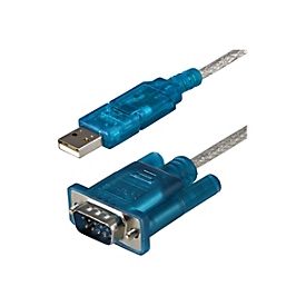 StarTech.com USB 2.0 auf Seriell Adapter Kabel - USB zu RS232 / DB9 Schnittstellen Konverter - Stecker / Stecker 0,9m - Serieller Adapter - USB 2.0 - RS-232