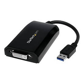 StarTech.com USB 3.0 auf DVI / VGA Video Adapter - Externe Multi Monitor Grafikkarte (Stecker / Buchse) - 2048x1152 - USB/DVI-Adapter - USB Typ A zu DVI-I - 15.2 cm