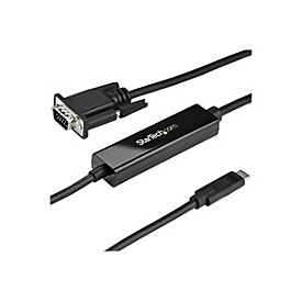 StarTech.com USB-C auf VGA Adapterkabel - 1m - 1920x1200 - Schwarz - externer Videoadapter