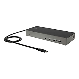 StarTech.com USB-C Dock - Dreifach 4K Monitor - USB Typ-C Dockingstation - 100 W PD 3.0 - DP 1.4 Alt Mode & DSC, 2x DisplayPort 1.4/HDMI 2.0 - 6xUSB (2x 10Gbps) - Windows/Chrome (DK31C2DHSPDUE) - Dockingstation - USB-C - HDMI, 2 x DP - GigE