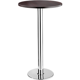 Statafel Habana, rond, Ø 700 x H 1130 mm, wengé 