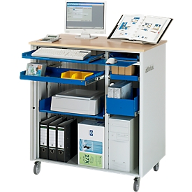 Station d'ordinateur de type 6001 adlatus, l. 1030 x P 660 x H 1100 mm, mobile