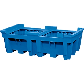 Station IBC et KTC pour 2 conteneurs, sans surface de pose PE