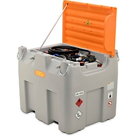 Station-service mobile CEMO DT-Mobil Easy Premium, réservoir combiné 850/100 l pour diesel et Adblue®, pompe électrique CematicDuo24/12 V