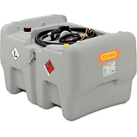 Station-service mobile CEMO pompe électrique CENTRI SP30 12V,30l/min, polyéthylène, simple paroi, L 118 x P 80 x H 71 mm