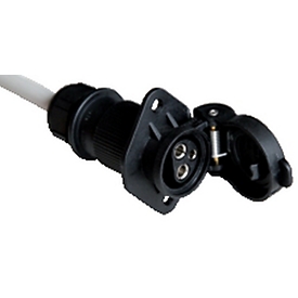 Steckdose DIN 9680 3-polig 6-24 V max. 25 A
