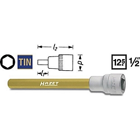 Steckschlüsseleinsatz 986-8 1/2 Zoll Innen-6-kant SW 8mm