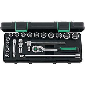 Steckschlüsselsatz 45/14/5i QR 19-tlg.3/8 Zoll SW 8-22mm Z.80 12KT