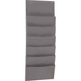 Stecktafel Wandsortierer, PP, A4 quer, 6 Fächer