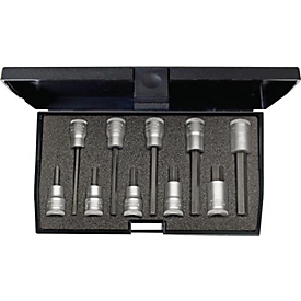 Steeksleutelset IN 30 LKM 10-pcs.3/8 inch 4-10mm