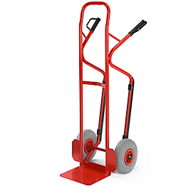 Steekwagen - stalen - luchtbanden - draagvermogen 250 kg - ons merk Schäfer Shop Select