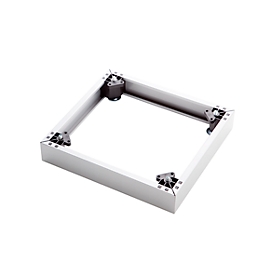 Steel plinth TOPAS LINE, for shelves and cabinets TOPAS LINE, W 400 mm