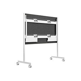 Steelcase Roam Collection - Wagen - für interaktives Whiteboard - Artic White, Microsoft Gray