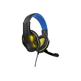 Steelplay HP47 - Casque - Arceau - Jouer - Noir - Jaune - Binaural - Volume + - Volume +