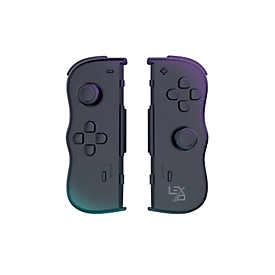 Steelplay Lexip Twin Pads - Game Pad - kabellos - 2.4 GHz/Bluetooth - Schwarz (Packung mit 2)