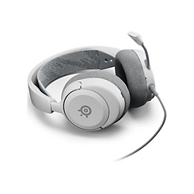 SteelSeries Arctis Nova 1P - Headset - ohrumschließend - kabelgebunden - 3,5 mm Stecker - weiß