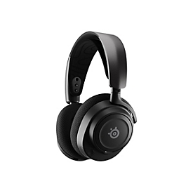 SteelSeries Arctis Nova 7 - Headset - ohrumschließend - Bluetooth / 2,4 GHz Funkfrequenz - kabellos - Schwarz